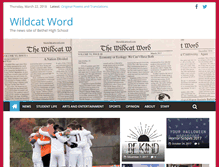 Tablet Screenshot of bhswildcatword.com